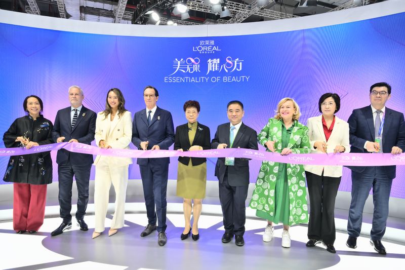 11月6日,歐萊雅集團多項新合作、新成果的發布