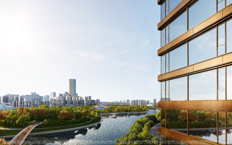 前灘濱江公園景色