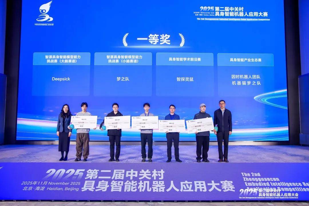 4人小隊(duì)“智”破難題!Deepsick團(tuán)隊(duì)登頂2025中關(guān)村具身智能大腦賽道