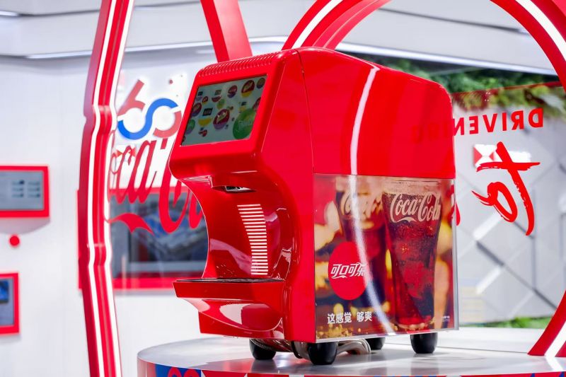 太古可口可樂紛趣自助飲料機為現場觀眾帶來新體驗。