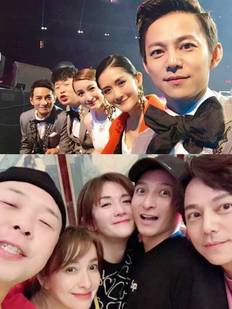 網(wǎng)友說(shuō)快樂(lè)家族共用一張臉 杜海濤P圖回應(yīng)：一句話一輩子一生情一張臉