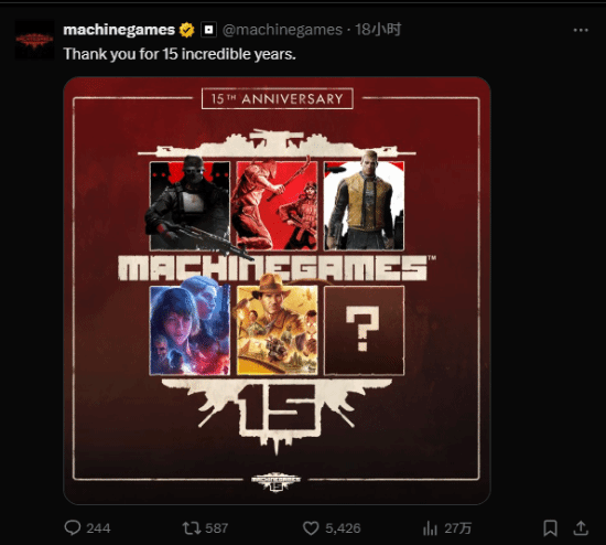 《德軍總部》新作要來(lái)了？開發(fā)商神秘項(xiàng)目曝光